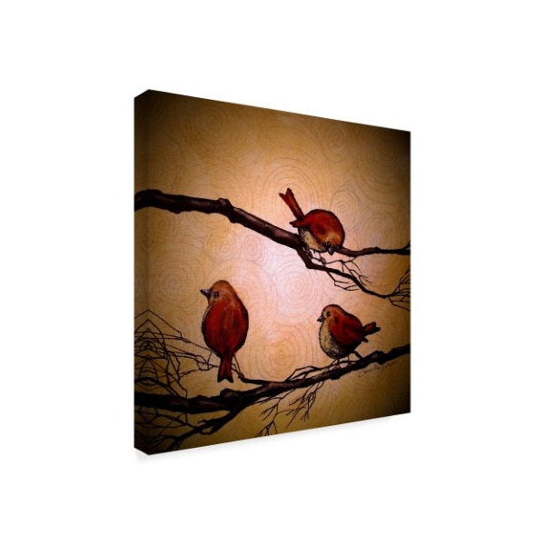 Cherie Roe Dirksen 'Morning Tweet' Canvas Art,35x35